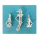 1/48 CH-46, HH-46 Landing Gear for Academy kits (white metal)