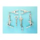 1/48 YF-23 Landing Gear for Hobby Boss kits (white metal)