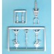 1/48 A-37 Dragonfly Landing Gear for Trumpeter kits (white metal)