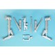 1/48 Aero L-29 Delfin Landing Gear for AMK kits (white metal)
