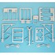 1/48 SAAB Viggen Landing Gear for Tarangus & Special Hobby kits (white metal)