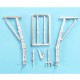 1/48 AF-2 Guardian Landing Gear for Special Hobby kits (white metal)