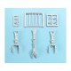 1/48 SAAB J21 A-3 Landing Gear for Pilot Replicas kits (white metal)