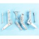 1/48 Su-11 Fishpot Landing Gear for Trumpeter kits (white metal)