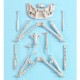 1/48 F-16XL Landing Gear for Skunk Models Workshop kits (white metal)
