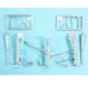 1/48 F-14 Tomcat Landing Gear for Tamiya kits (white metal)