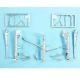 1/48 F-14 Tomcat Landing Gear for Tamiya kits (white metal)