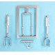 1/48 IAR-80 Landing Gear for Hobby Boss kits (white metal)