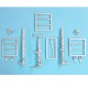 1/48 Su-35 Flanker E Landing Gear for Kitty Hawk kits (white metal)