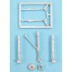 1/48 A-4 Skyhawk Landing Gear for Hobby Boss kits (white metal)