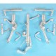 1/48 MiG-25 Foxbat Landing Gear for ICM kits (white metal)