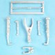 1/48 Kfir C2/C7 Landing Gear for AMK kits K(white metal)