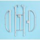 1/48 UH-1D Huey Landing Skids for Kitty Hawk kits
