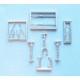 1/48 FMA IA 58 Pucara Landing Gear for Kinetic kits