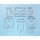 1/48 Douglas XA2D-1 Skyshark Landing Gear & Wing Folds for Clear Prop kits