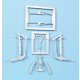 1/48 Su-17M4 Fitter K Landing Gear for Hobby Boss (white metal)