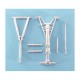 1/72 Tu-160 Blackjack Nose Gear for Trumpeter kits (white metal)