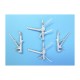 1/72 F-14 Tomcat Landing Gear for Hobby Boss kits (white metal)