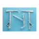 1/72 Sukhoi T-50 Landing Gear for Zvezda/Revell kits (white metal)