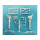 1/72 TSR.2 Landing Gear for Airfix kits (white metal)