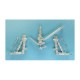 1/72 F/A-18A-D Hornet Landing Gear for Academy kits (white metal)