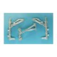 1/72 B-57B/G Canberra Landing Gear for Italeri kits (white metal)