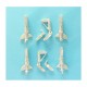 1/72 Vampire/Sea Vampire Landing Gear for Cyber Hobby kits (2 sets, white metal)