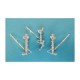 1/72 B-29 Superfortress Landing Gear for Airfix kits (white metal)