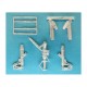 1/72 Tornado GR.1/IDS/ECR Landing Gear for Revell/Alanger kits (white metal)