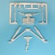 1/72 F-16 Falcon Landing Gear for Tamiya kits (white metal)