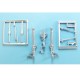 1/72 F-35A/B Lightning II Landing Gear for Academy kits (white metal)