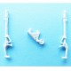 1/72 A6M Zero Landing Gear for Airfix kits (white metal)