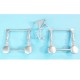 1/72 C-130 Hercules Landing Gear for Italeri/Testors kits (white metal)
