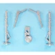 1/72 Fw 190 Landing Gear for Eduard kits (white metal)
