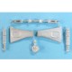 1/72 Fairey Barracuda Landing Gear for Special Hobby kits (white metal)