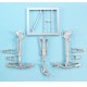 1/72 Su-34 Fullback Landing Gear for Trumpeter kits (white metal)