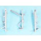 1/72 Su-33 Flanker D Landing Gear for Zvezda kits (white metal)