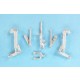 1/72 Aero L-29 Delfin Landing Gear for AMK kits (white metal)