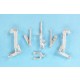 1/72 Aero L-29 Delfin Landing Gear for AMK kits (white metal)