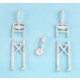 1/72 Vickers Wellington Mk.1A/D Landing Gear for Airfix kits
