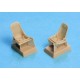 1/48 Messerschmitt Bf-109 A, B, C, D, E Seats (2pcs) with Harness