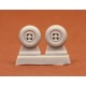1/72 WWII British Hawker Hurricane Mk.I Wheels (4 Spoked Disc) for Airfix kit