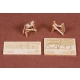 1/72 Piaggio PC-7 Wooden Trestle for SBS Model kits