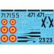 1/32 Hispano HA-1112 M1L "Spanish Air Force" Decal sheets