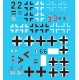 1/72 Messerschmitt Bf 109/HA-1112 1990s Airshow Star Decals