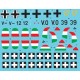 Decals for 1/48 Messerschmitt Bf-109F in Hungarian Service Vol.1