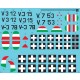 Decals for 1/48 WWII Messerschmitt Bf-109G-2, G-4 in Hungarian Service