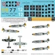 Decals for 1/48 WWII Messerschmitt Bf-109 G-10 in Hungarian Service