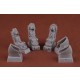 1/48 B-58 Hustler Seat set x3 Stanley Capsule