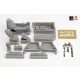 1/48 Dassault Mirage III C Cockpit &amp; Wheel Bays Detail set for Eduard/Hobbyboss kits